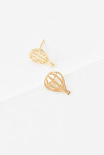 Load image into Gallery viewer, Hot Air Balloon Earrings 18K Rose &amp; 24K Gold
