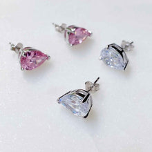 Load image into Gallery viewer, Luxe Teardrop Sterling Silver Stud Earrings

