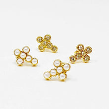 Load image into Gallery viewer, Dainty Cross Stud Earrings
