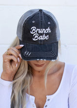 Load image into Gallery viewer, Brunch Babe Embroidered Hat
