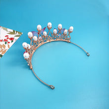 Load image into Gallery viewer, Adult Butterfly Crown Rhinestone Headband L2875-L
