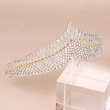 Load image into Gallery viewer, Crown Rhinestone Bride Headband L2886
