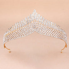 Load image into Gallery viewer, Crown Rhinestone Bride Headband L2886
