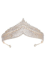 Load image into Gallery viewer, Crown Rhinestone Bride Headband L2886
