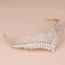 Load image into Gallery viewer, Crown Rhinestone Bride Headband L2886
