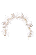 Load image into Gallery viewer, Floral Pearl Headband L2935
