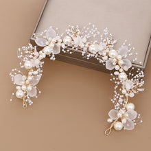 Load image into Gallery viewer, Floral Pearl Headband L2935
