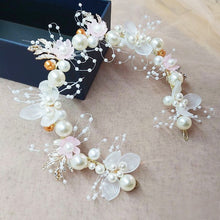 Load image into Gallery viewer, Floral Pearl Headband L2935
