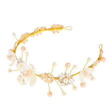 Load image into Gallery viewer, Floral Pearl Headband L2933
