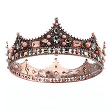 Load image into Gallery viewer, Crown Pearl Rhinestone Headband L2880
