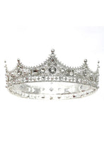 Load image into Gallery viewer, Crown Pearl Rhinestone Headband L2880
