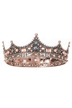 Load image into Gallery viewer, Crown Pearl Rhinestone Headband L2880
