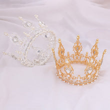 Load image into Gallery viewer, Crown Pearl Rhinestone Headband L2953

