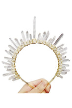 Load image into Gallery viewer, Irregular Quartz Column Headband L3131
