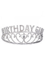 Load image into Gallery viewer, Birthday Rhinestone Crown Headband L3115
