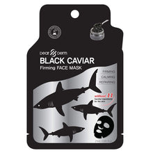 Load image into Gallery viewer, 10P-Black Caviar Firming Repair Face Mask Sheet
