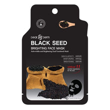 Load image into Gallery viewer, 10P-Black Seed Brightening Face Mask Pack Sheet
