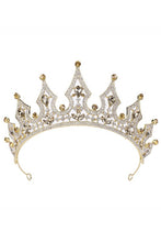Load image into Gallery viewer, Rhinestone Crown Headband L3361
