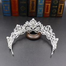 Load image into Gallery viewer, Rhinestone Crown Headband L3362
