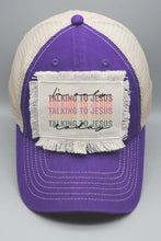 Load image into Gallery viewer, I'm Only Talking to Jesus Graphic Patch Hat
