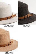 Load image into Gallery viewer, Fringe Leather Belt Strap Fedora Hat
