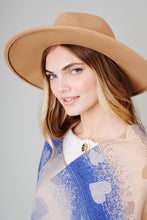 Load image into Gallery viewer, Leather Belt Buckle Strap Fedora Hat
