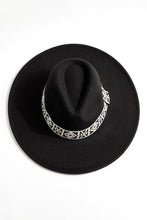 Load image into Gallery viewer, Aztec Print Strap Fedora Hat
