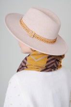 Load image into Gallery viewer, Aztec Print Strap Fedora Hat
