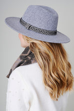 Load image into Gallery viewer, Aztec Print Strap Fedora Hat
