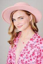 Load image into Gallery viewer, Felt Buckle Fedora Hat
