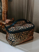 Load image into Gallery viewer, The Danielle -  Metallic Leopard Makeup Bags
