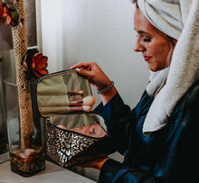 Load image into Gallery viewer, The Danielle -  Metallic Leopard Makeup Bags
