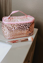 Load image into Gallery viewer, The Danielle -  Metallic Leopard Makeup Bags
