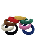Load image into Gallery viewer, Solid Color Sherpa Headband
