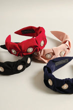 Load image into Gallery viewer, Gemstone Ribbon Headband
