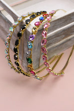 Load image into Gallery viewer, ACRYLIC BEAD RHINESTONE EMBELLISHED HAIR BANDS
