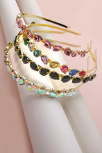 Load image into Gallery viewer, ACRYLIC BEAD RHINESTONE EMBELLISHED HAIR BANDS
