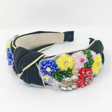 Load image into Gallery viewer, Luxe Flower Bead Headband
