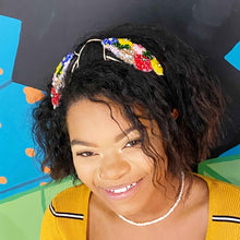 Load image into Gallery viewer, Luxe Flower Bead Headband
