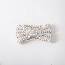 Load image into Gallery viewer, KNITTED BOW WINTER HEAD BAND
